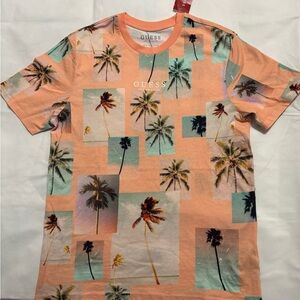 GUESS Men’s Large Palm Tree Graphic T-Shirt